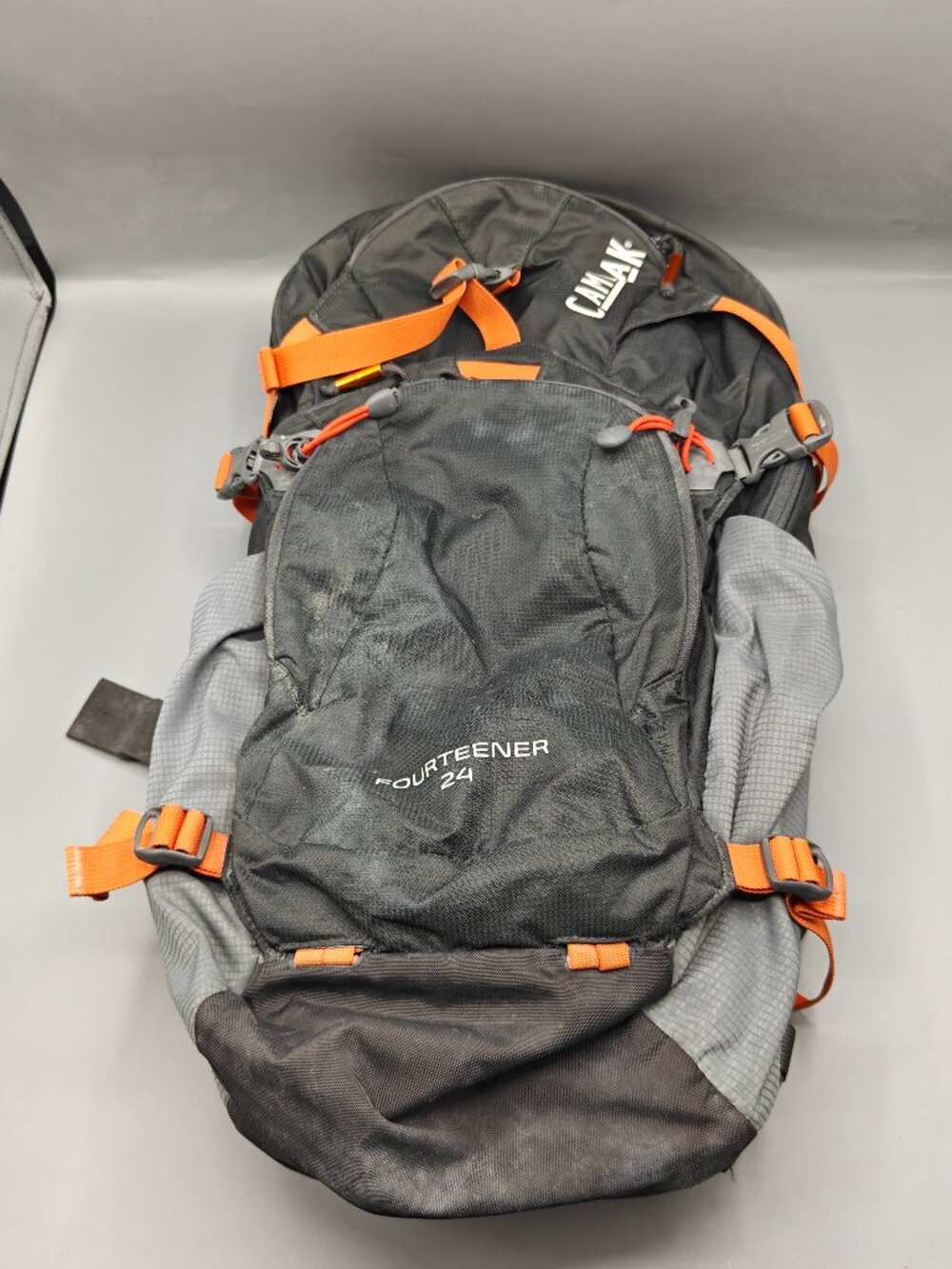 Camelbak Fourteener 24 Black, Red and Gray Backpack. Pre-Owned and Good Conditio